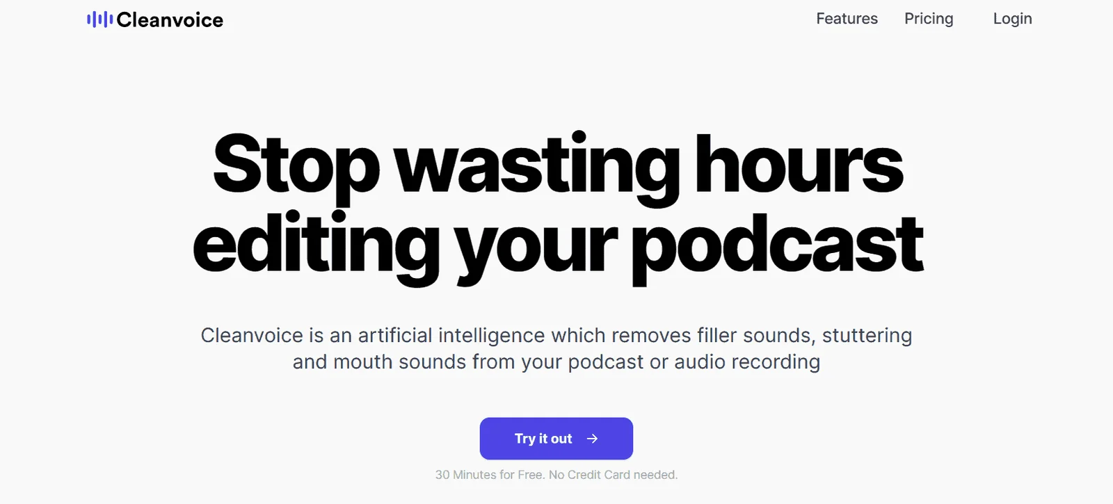 Cleanvoice AI Banner