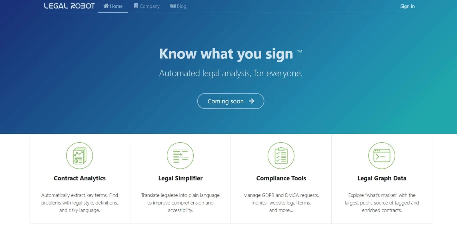 Legal Robot Banner